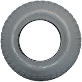 Side view of 4.10 x 3.50-6 (410/350-6) Primo Power Wheelchair and Scooter Tire, showing tire sidewall and C-168G tread.